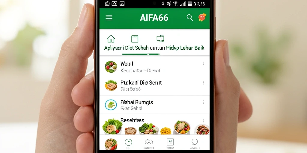 Tampilan antarmuka AIFA66 yang modern dan intuitif.