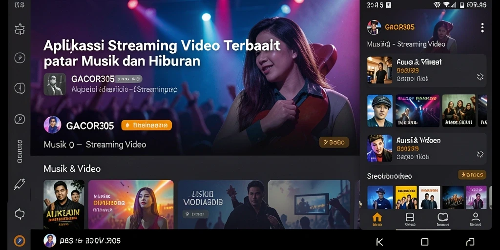 Tampilan antarmuka GACOR305 yang menarik dan fungsional untuk streaming video.