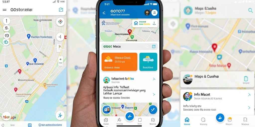 Tampilan antarmuka aplikasi GOTO77 yang informatif dan interaktif.